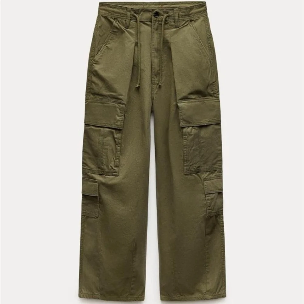 LOOSE FIT CARGO PANTS ZW COLLECTION SIZE 36 - Picture 5 of 11